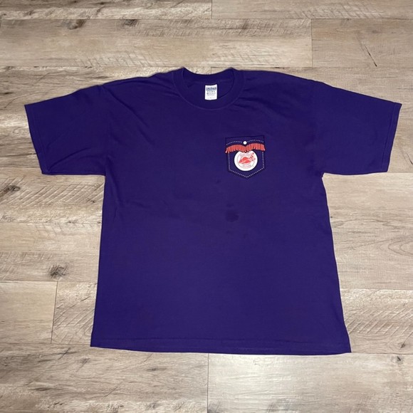 The Red Hat Rodeo Dallas 2004 T-Shirt Purple Size XL - Picture 1 of 4